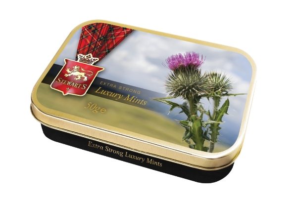 12x40g Stewart's Mints Tartan - Flower Of Scotland