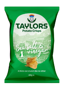 12x150g Taylors Salt & Vinegar Crisps