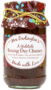 6x312g Mrs Darlingtons  A Yuletide Boxing Day Chutney