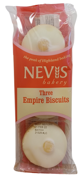 1x215g 3pk Nevis Bakery Empire Biscuits (16 in a case)