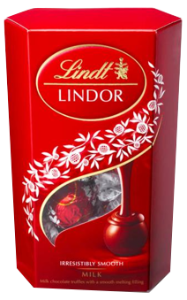 8x200g Lindt Lindor Milk Cornet (859053)
