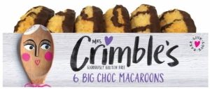 12x195g Mrs Crimble's Choc Macaroons - Wheat Free