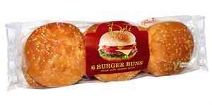 8x6Pack The Deli Seeded Burger Buns 