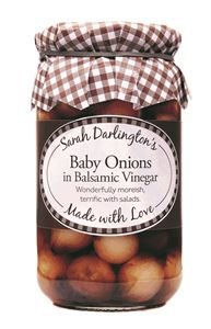 6x450g Mrs Darlington's Baby Onions in Balsamic Vinegar