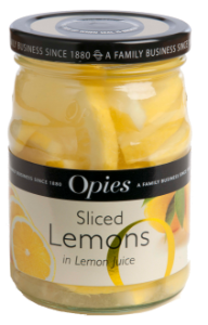 6x350g Opies Sliced Lemons in Lemon Juice