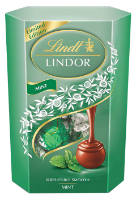 8x200g Lindt Lindor Milk Mint Cornet