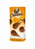 12x80g Hamlet Crispy Milk Orange Choc Curls