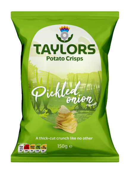 24x40g Taylors Pickled Onion Crisps