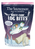 18x8pk The Snowman and The SnowdogSnowman White Choc Log Bites