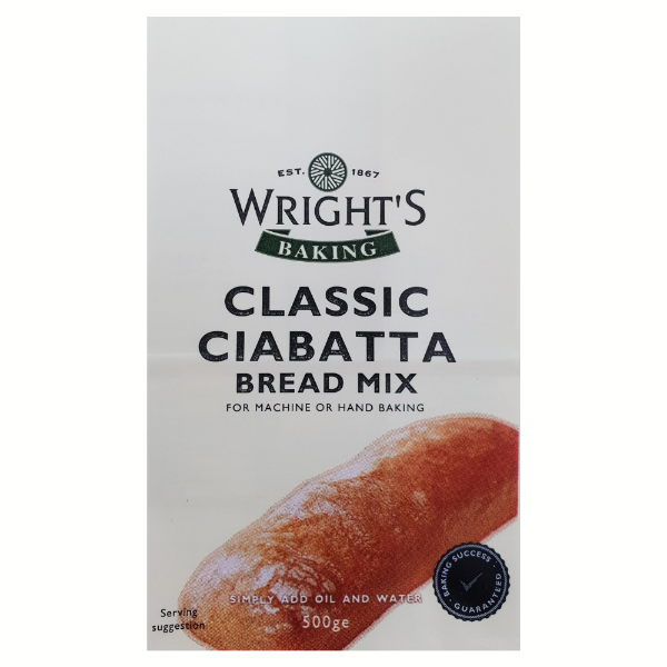 5x500g Wright's Ciabatta Bread mix