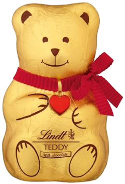 15x100g Lindt Teddy Bear Milk - Medium (472708)