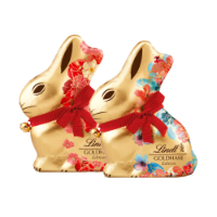 12x200g Lindt GOLD BUNNY Milk Flower Mix Case 200g x 12 SRP