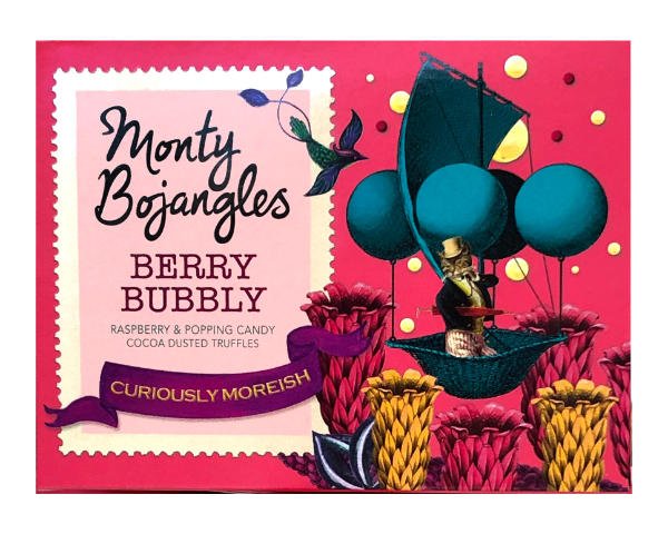 9x100g Monty Bojangles  Berry Bubbly Truffles