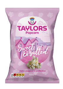 8x100g Taylors Sweet & Salted Popcorn