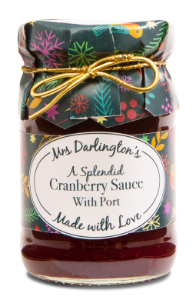 6x200g Mrs Darlingtons  Cranberry Sauce with port